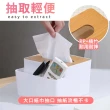 【HM旬木居家】北歐風木蓋面紙盒(無印風/兩種款式)