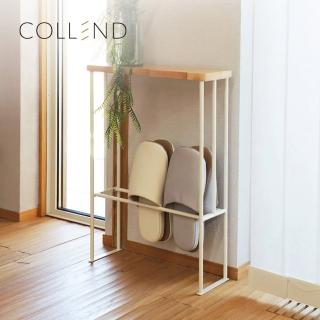 【日本COLLEND】HAK 實木鋼製玄關桌/牆邊置物桌-DIY(邊幾/側桌/靠牆窄桌)