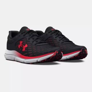 【UNDER ARMOUR】慢跑鞋 男鞋 運動鞋 緩震 CHARGED ASSERT 10 黑紅 3026175-006