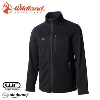 【Wildland 荒野】男 三層貼防風保暖功能外套《黑》0A72908/夾克/運動外套/抗風透氣(悠遊山水)