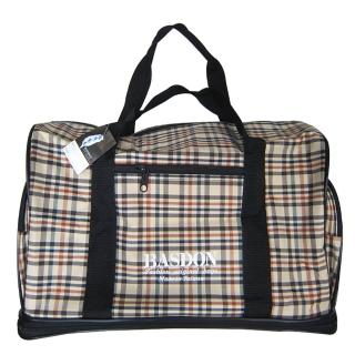【SNOW.bagshop】雙層底部加大旅行袋工具袋摺疊旅行袋MIT製(外出旅遊工作上班防水尼龍布手提肩