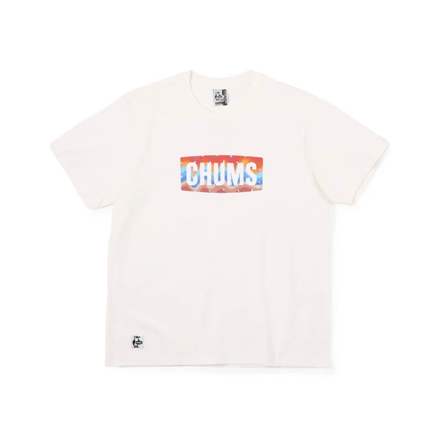 CHUMS CHUMS 休閒 CHUMS Logo Stars and Stripes T短袖上衣 白色(CH012388W001)