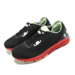 【UNDER ARMOUR】慢跑鞋 HOVR Sonic 5 男鞋 黑 紅 透氣 緩震 MapMyRun 路跑 運動鞋 UA(3024898003)