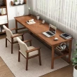 【HappyLife】北歐簡約雙人書桌 180公分 Y10770(電腦桌 工作桌 餐桌 桌子 木桌 實木桌 木頭桌 辦公桌)
