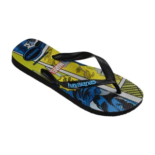 【havaianas 哈瓦仕】拖鞋 男鞋 夾腳拖 漫威英雄 黑豹 Top Marvel Classics 黑 4147012-1069M(哈瓦士)