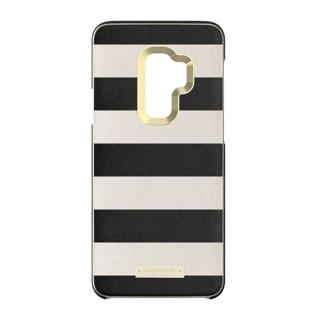 【Samsung 三星】Galaxy S9+ Kate Spade 原廠黑白條紋硬殼背蓋(臺灣公司貨)