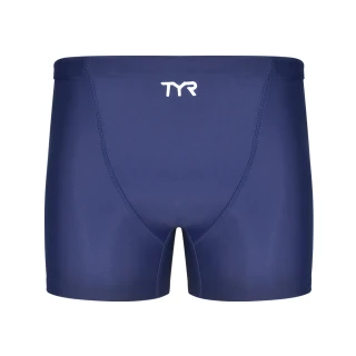 【TYR】泳褲 四角 男用 藍色 Solid Boxer(優質面料 獨家剪裁)