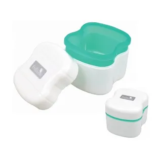 【海夫健康生活館】護立康 假牙清潔盒 收納盒 雙包裝(PC002)