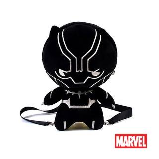 【Marvel 漫威】正版兒童毛絨揹包-黑豹(平輸品)