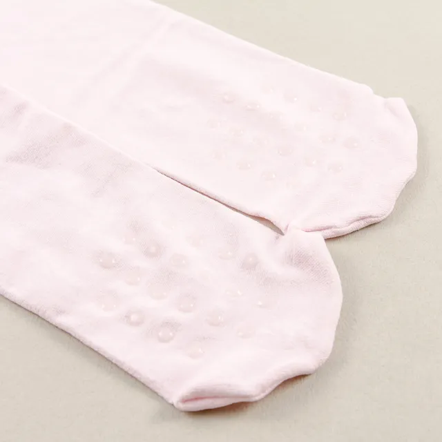 【公主童襪】90D秋冬溫暖粉色超細纖維兒童褲襪（0-12歲）- 3歲以下止滑