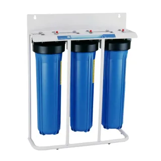 【大巨光】全戶式過濾20英吋大胖三道304白鐵角架(DP-3-304)