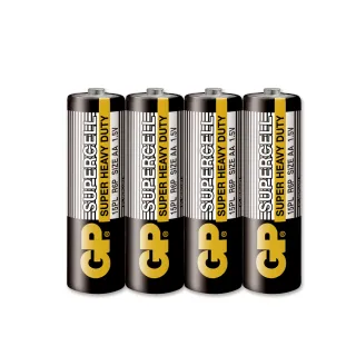 【超霸】GP-超霸-黑-3號超級碳鋅電池4入(GP原廠販售)