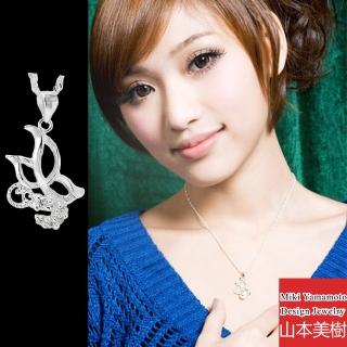 【山本美樹】焰蝶 奧地利水晶純銀項鍊(MIT)