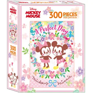 【Disney 迪士尼】 迪士尼米奇300片盒裝拼圖（K）