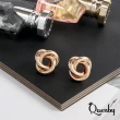 【Quenby】獨特而不做作螺旋狀設計耳環/耳針(飾品/配件/