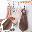 【G+ 居家】超細纖維造型擦手巾(小花格紋-咖啡)