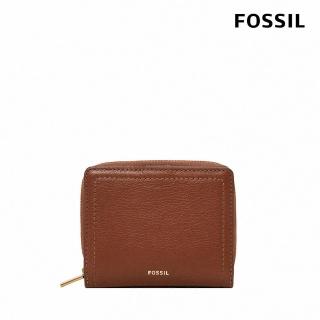【FOSSIL 官方旗艦館】Logan RFID 咖啡色迷你多功能短夾SL7923200