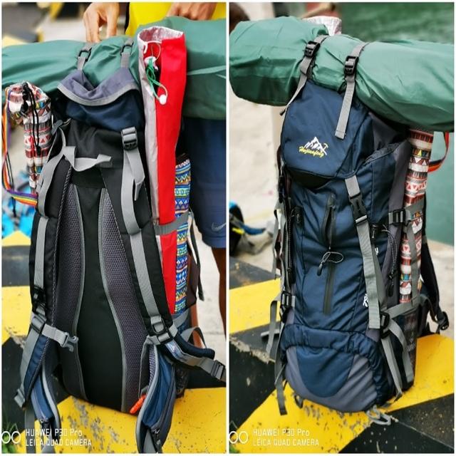 【May Shop】大容量雙肩後背包 深藍色