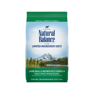 【Natural Balance】LID低敏羊肉糙米成犬配方原顆粒-4.5磅(WDJ首選推薦 單一肉源 狗飼料)