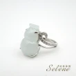 【Selene】葫蘆造型冰種翡翠戒指(A貨翡翠)