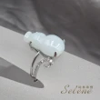 【Selene】葫蘆造型冰種翡翠戒指(A貨翡翠)