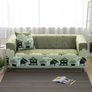 【巴芙洛】田園休閒彈性優質沙發套(2人彈性沙發套)