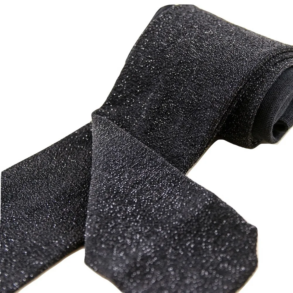 【公主童襪】黑色閃耀蔥超細纖維兒童褲襪（0-12歲）- 5歲以下止滑
