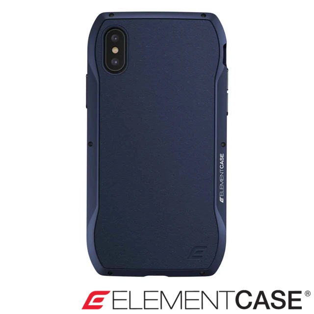 【美國Element Case】iPhone Xs / X(Enigma 旗艦真皮防摔殼 - 藍)