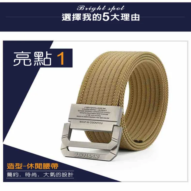 【在地人】切邊扣頭 美國軍規強固型尼龍腰帶 編織邊線加固款(腰帶 尼龍腰帶 軍規腰帶皮帶)