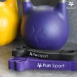 【Fun Sport】健力環-乳膠環狀彈力阻力帶-紫-(阻力圈 彈力帶 拉力繩 橡筋帶)
