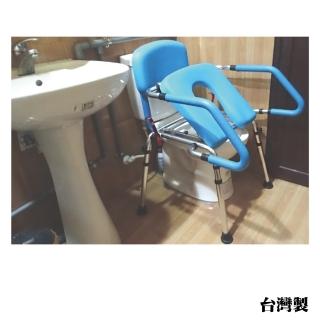 【感恩使者】方便推臀椅 ZHTW1755(移動馬桶椅/無輪 可當馬桶扶手/洗澡椅 需自行簡易組裝 臺灣製)