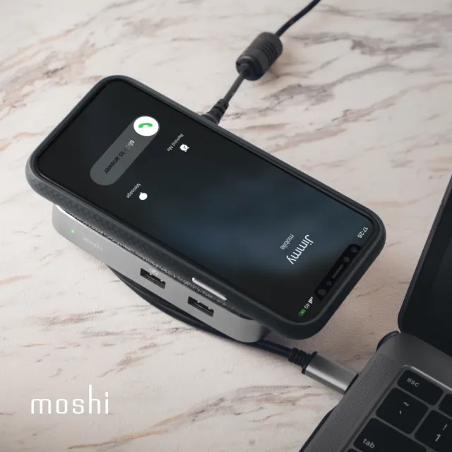 【moshi】Symbus Q -USB-C 多功能無線充電擴充基座