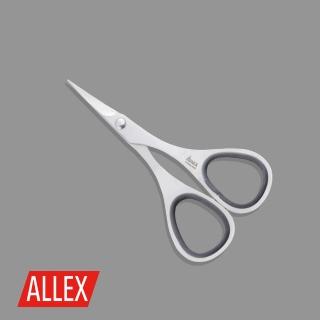 【ALLEX林刃物】極細短刃剪刀-110mm黑(11055B)