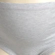 【Gennies 奇妮】3件組*010系列-彈性孕婦中腰內褲(灰條紋TB26)