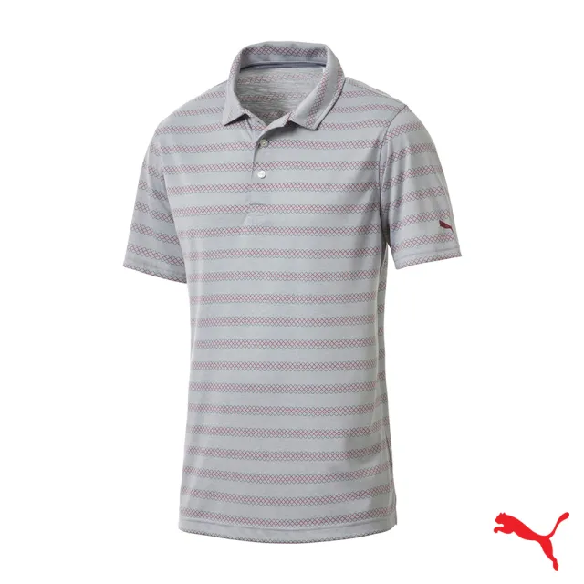 【PUMA】PUMA GOLF GOLF SUNDAY POLO 男運動機能翻領上衣 灰 576134 02