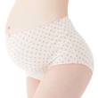 【Gennies 奇妮】2件組*輕薄透氣孕婦高腰內褲(粉/紫色點點)
