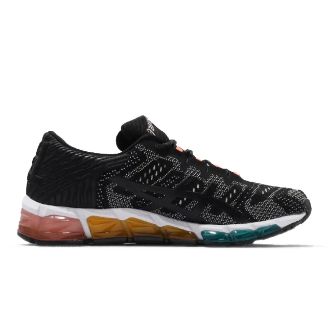 【asics 亞瑟士】慢跑鞋 Gel-Quantum 360 女鞋 亞瑟士 路跑 高階 緹花網布 輕量 緩震 黑 棕(1022A132001)