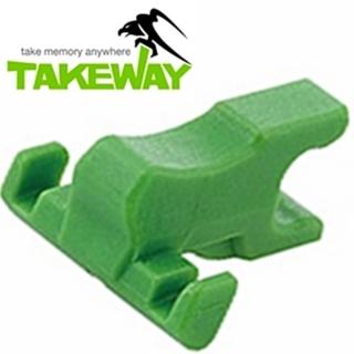 【TAKEWAY】小內爪T-IJ02綠色(鉗式運動夾R1用內爪)