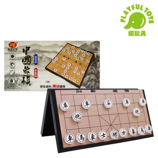 【Playful Toys 頑玩具】中號磁石中國象棋(磁性象棋 磁吸象棋 磁鐵象棋 益智桌遊)