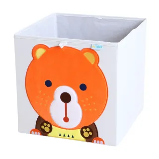 【MyTolek 童樂可】藏寶盒-熊胖(收納布箱)