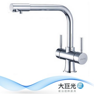 【大巨光】日本陶瓷心無鉛廚房檯面RO出水龍頭(AB-KD-018)