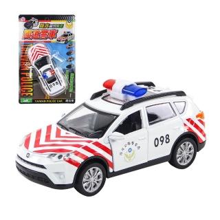 【888ezgo】1:32 合金SUV休旅臺灣國道警車模型（聲光迴力車門可開）（ST）