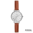 【FOSSIL】香榭之冠晶鑽珠圈手錶-白/28mm(ES4446)