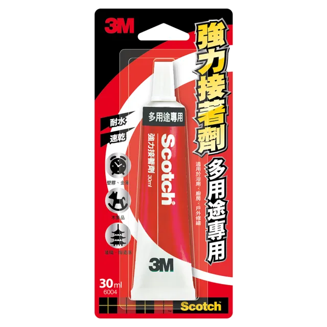 【3M】Scotch 強力接著劑-多用途專用 6004　　　　　　　　　