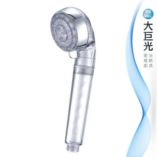 【大巨光】低水壓可用透明蓮蓬頭 3段(H-15)