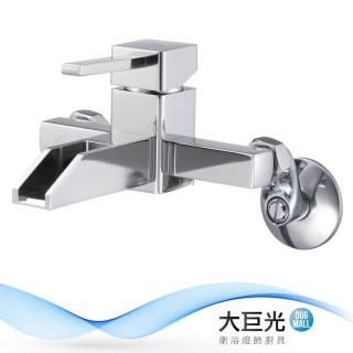 【大巨光】日本陶瓷心6吋方型浴用壁式單槍水龍頭(SD-49)