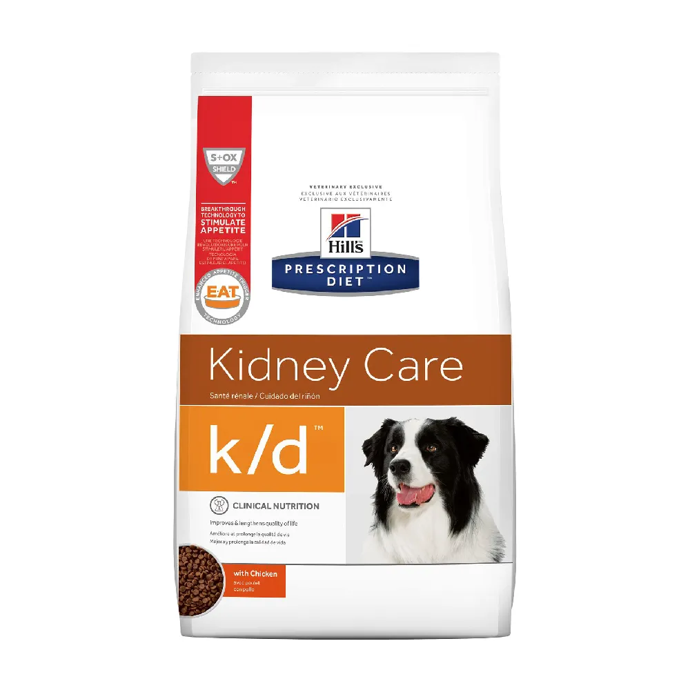 【Hills 希爾思】犬用 K/D 腎臟病護理飼料 1.5kg 處方 狗飼料(有效期限2024.12)