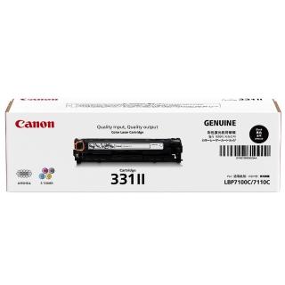【Canon】官方直營 CRG-331BK II 原廠黑色高容量碳粉匣(適用機型：MF8280cw/MF628cw)