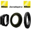 【Nikon 尼康】原廠眼罩DK-22方轉圓+DK-17眼杯+Donell DK2217轉接環(眼罩轉接器 適D780 D7050 D7500 D5600)