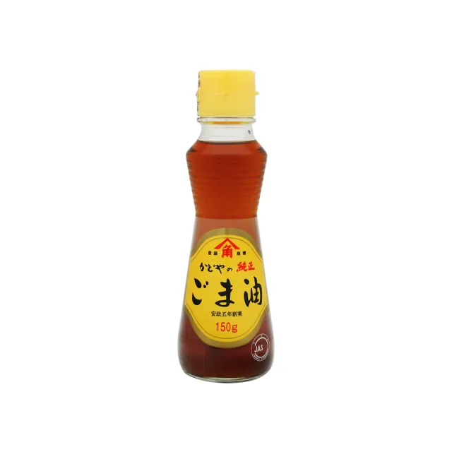 【Kadoya製油】芝麻油(163.2g)